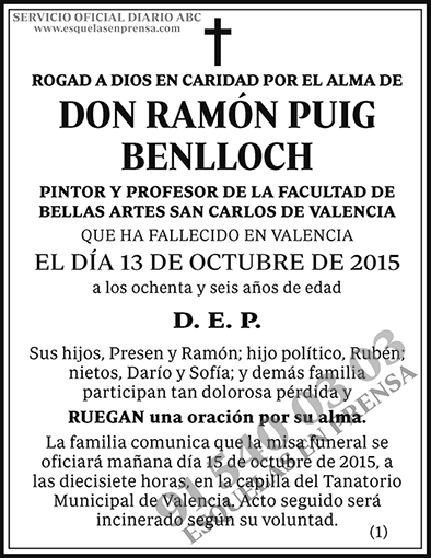 Ramón Puig Benlloch